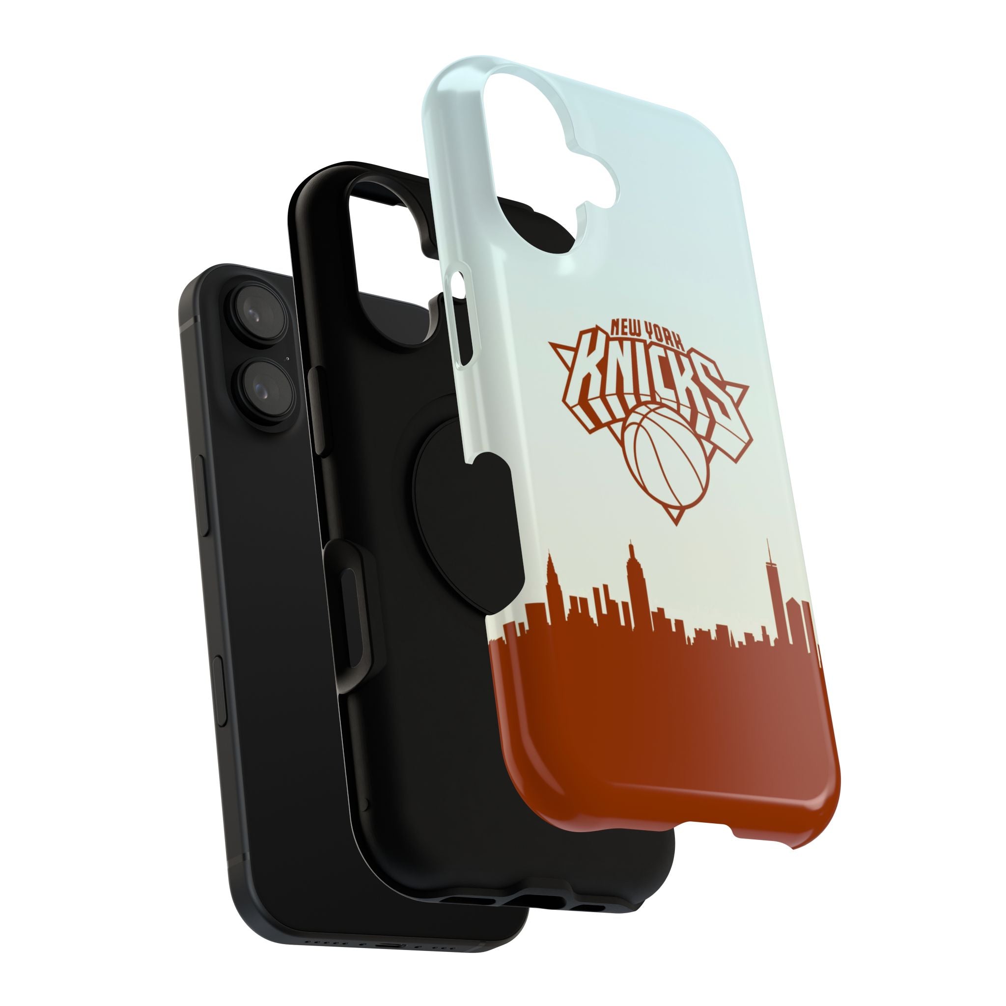 Knicks Skyline Impact-Resistant Phone Case — New York Basketball Design