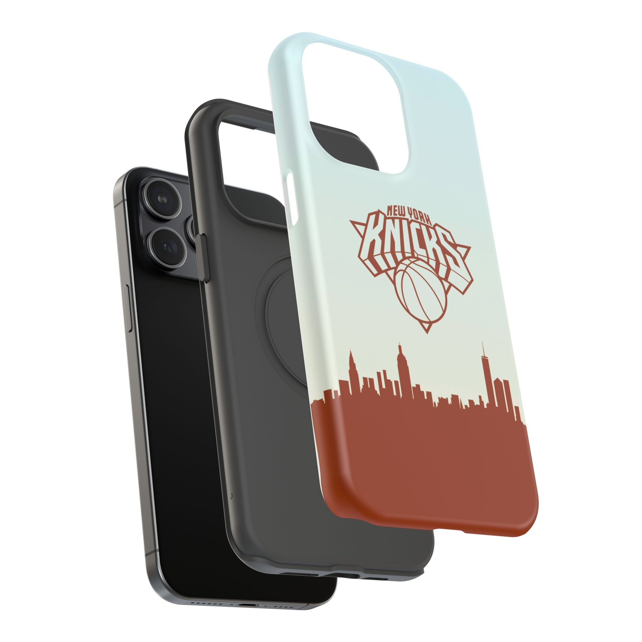 Knicks Skyline Impact-Resistant Phone Case — New York Basketball Design