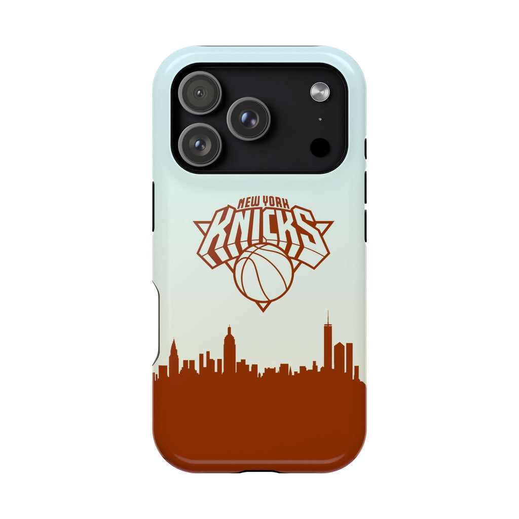 Knicks Skyline Impact-Resistant Phone Case — New York Basketball Design
