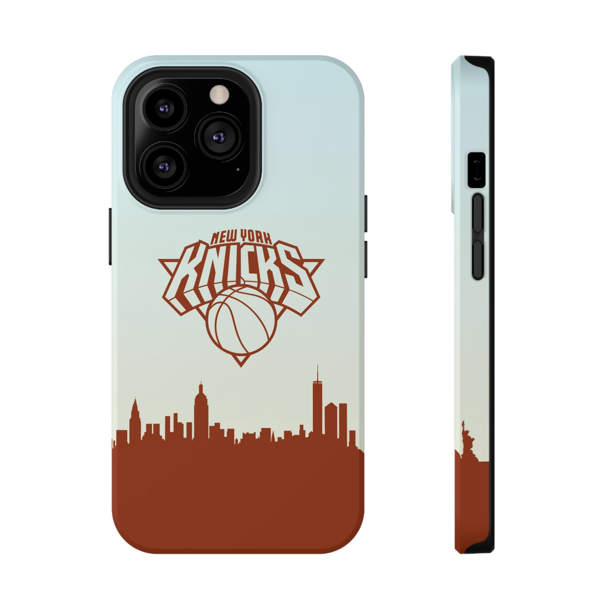 Knicks Skyline Impact-Resistant Phone Case — New York Basketball Design