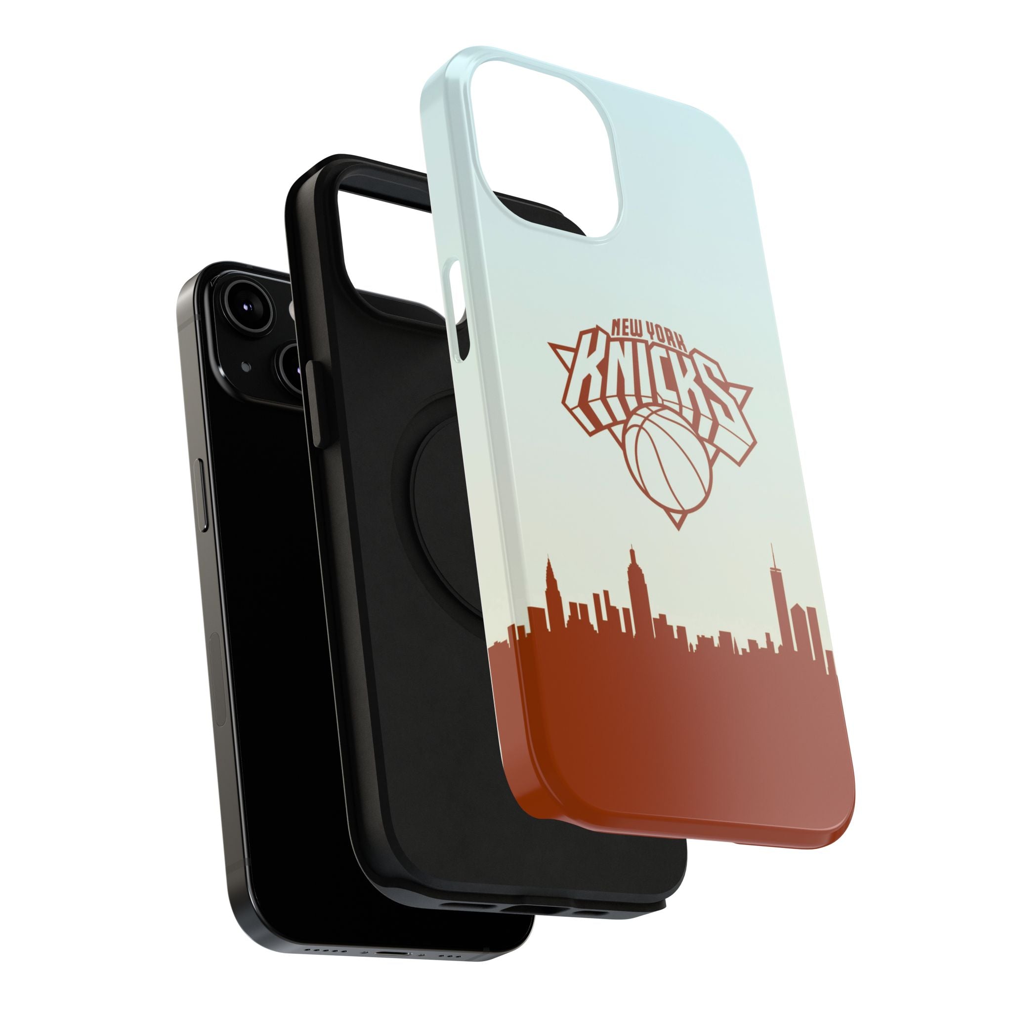 Knicks Skyline Impact-Resistant Phone Case — New York Basketball Design