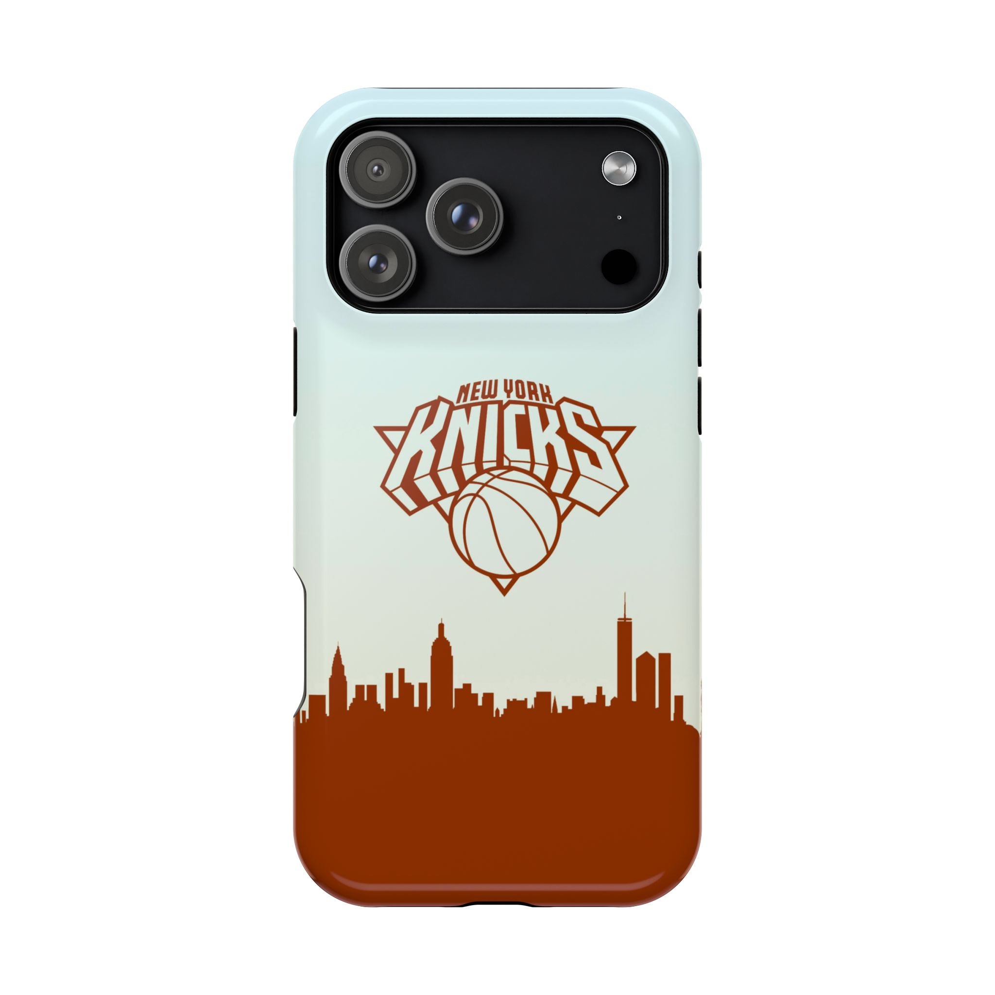 Knicks Skyline Impact-Resistant Phone Case — New York Basketball Design