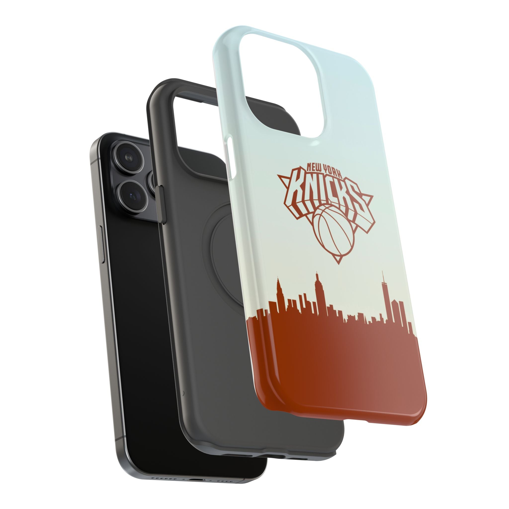 Knicks Skyline Impact-Resistant Phone Case — New York Basketball Design