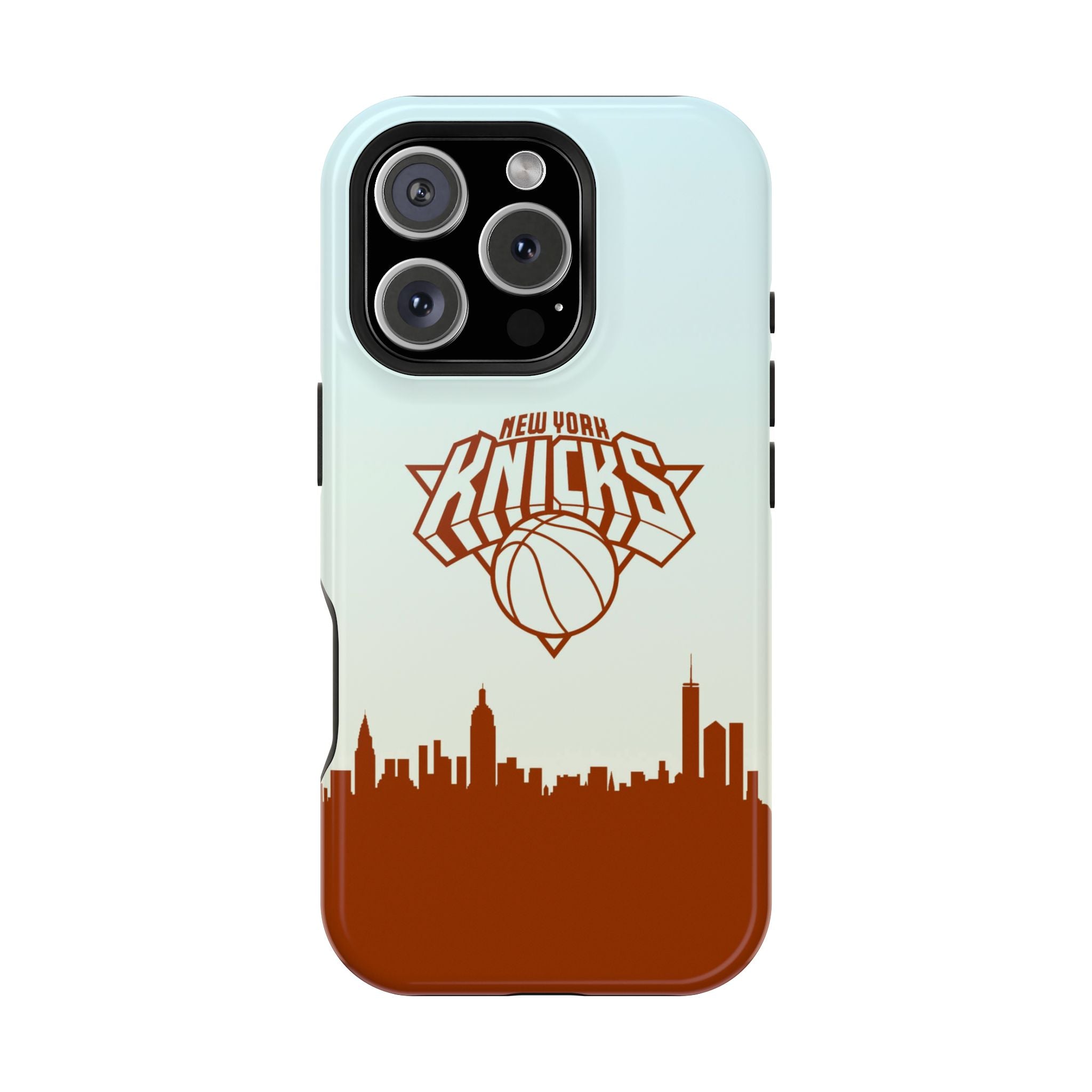 Knicks Skyline Impact-Resistant Phone Case — New York Basketball Design