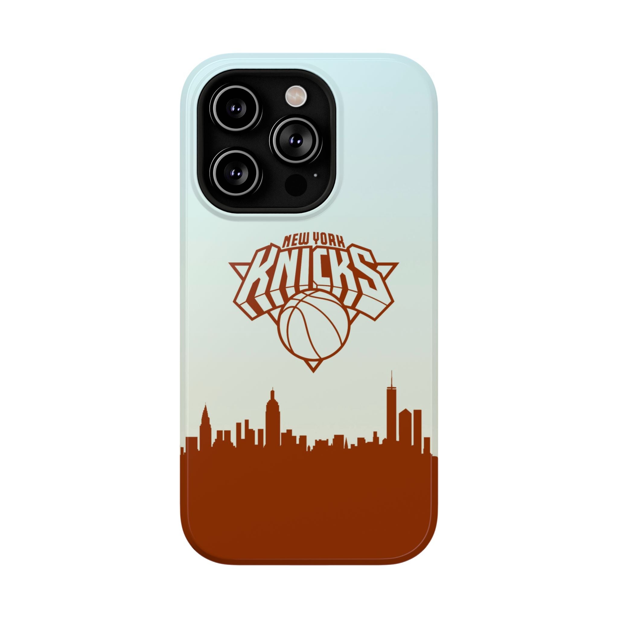 Knicks Skyline Impact-Resistant Phone Case — New York Basketball Design