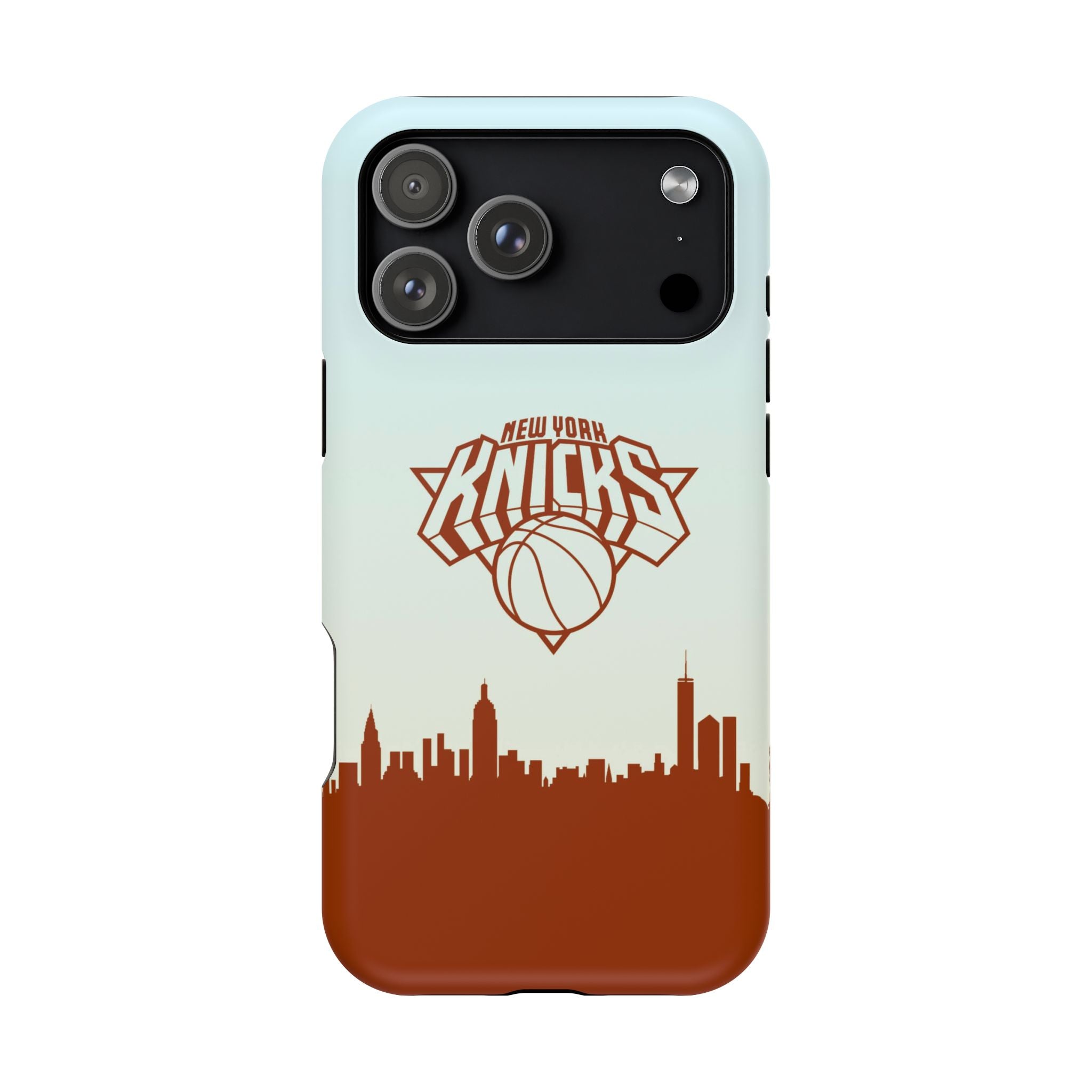Knicks Skyline Impact-Resistant Phone Case — New York Basketball Design