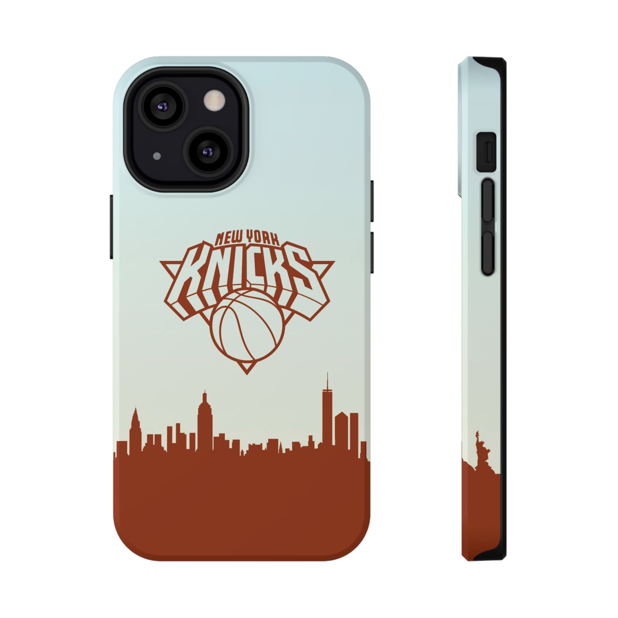 Knicks Skyline Impact-Resistant Phone Case — New York Basketball Design