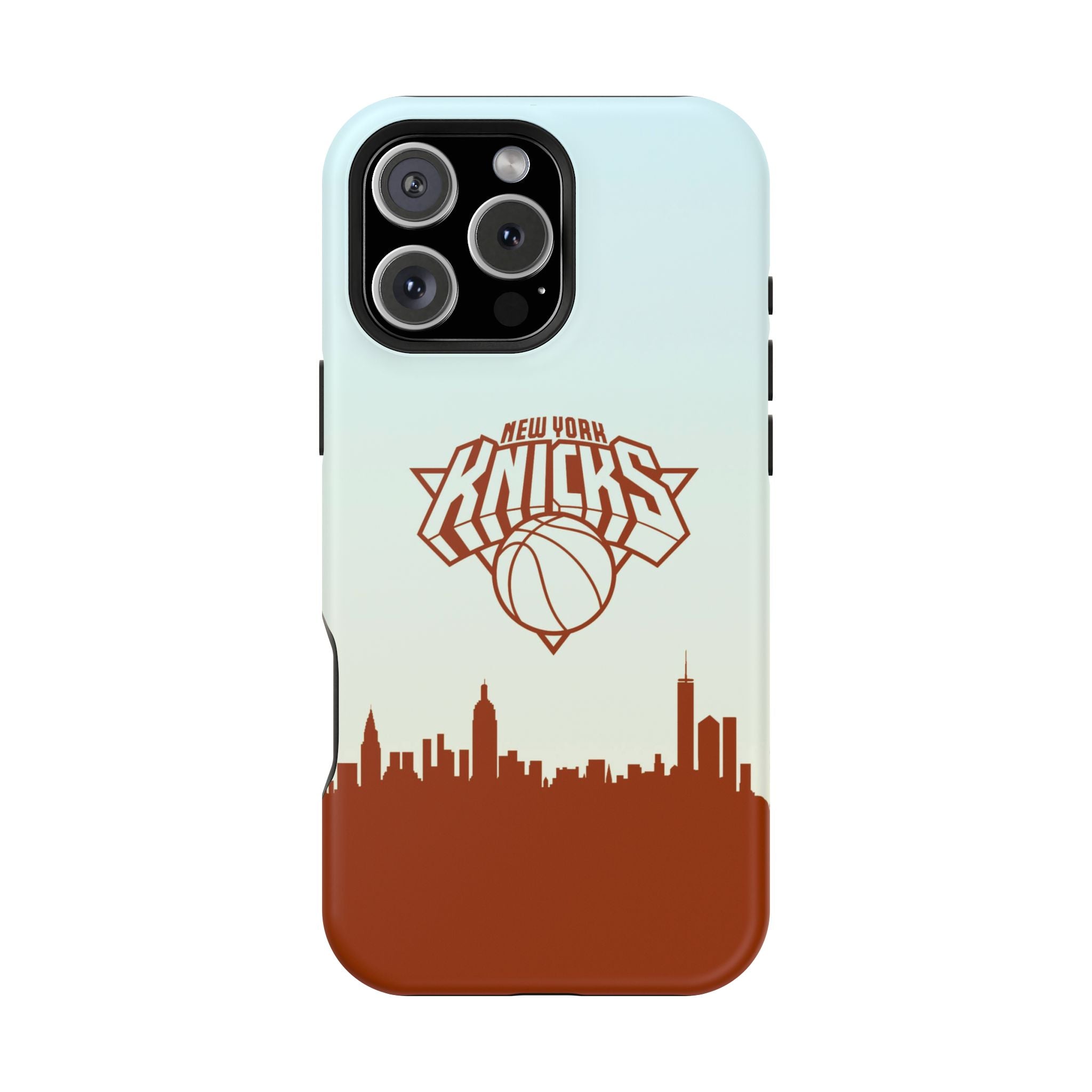 Knicks Skyline Impact-Resistant Phone Case — New York Basketball Design