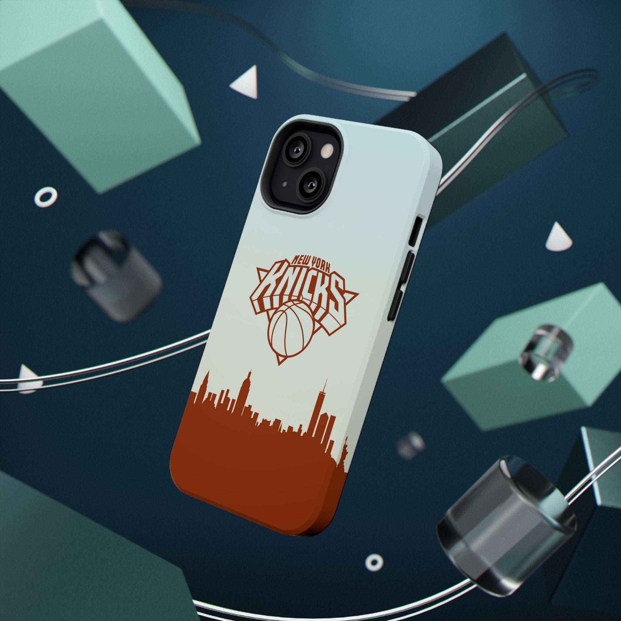 Knicks Skyline Impact-Resistant Phone Case — New York Basketball Design