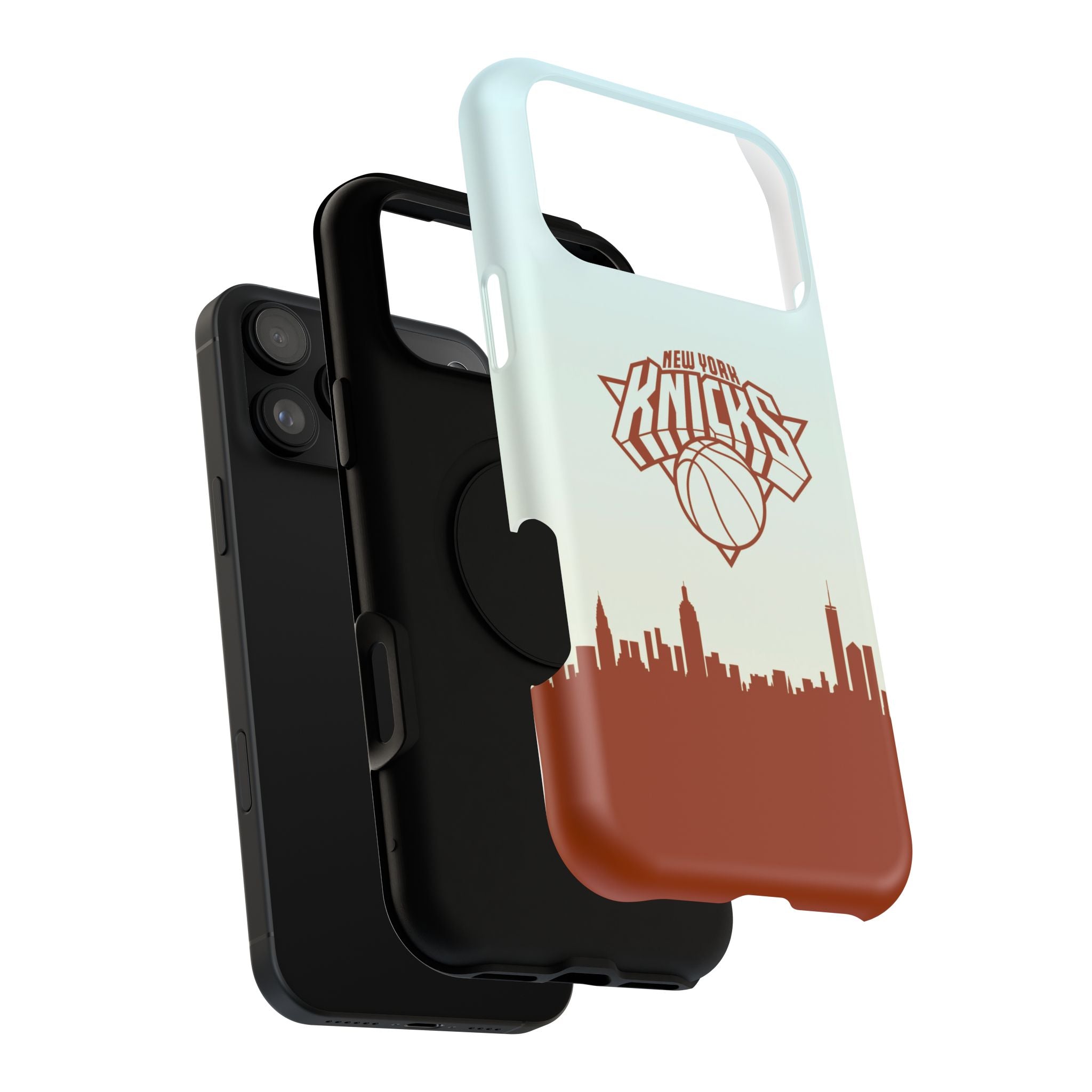 Knicks Skyline Impact-Resistant Phone Case — New York Basketball Design