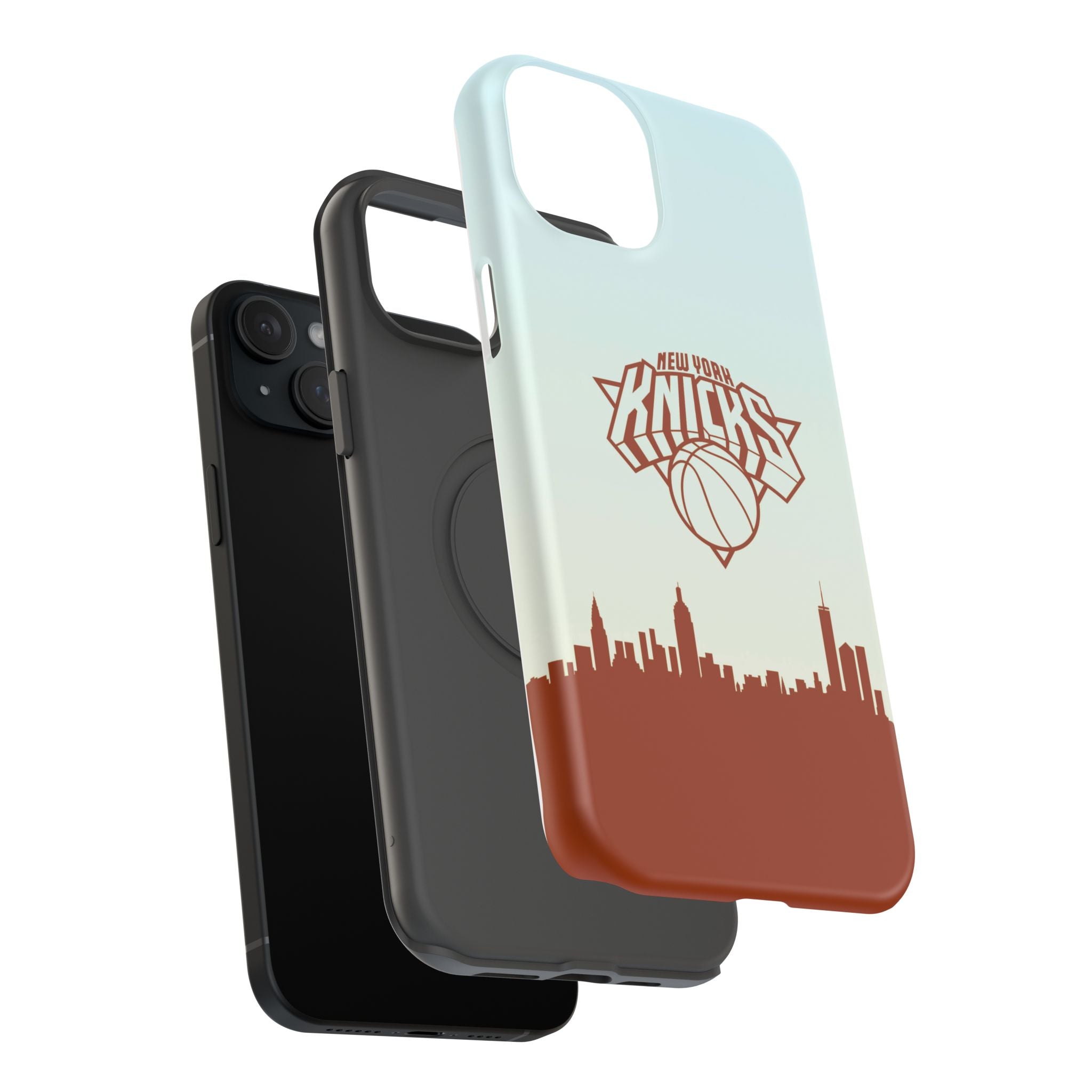 Knicks Skyline Impact-Resistant Phone Case — New York Basketball Design