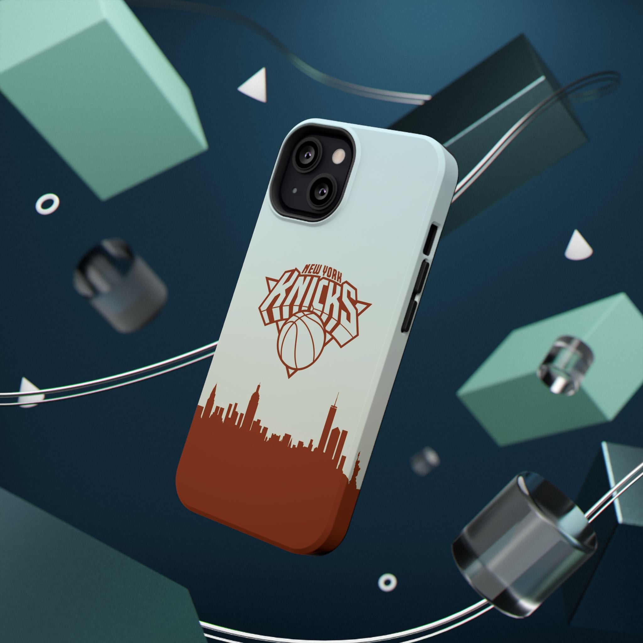 Knicks Skyline Impact-Resistant Phone Case — New York Basketball Design