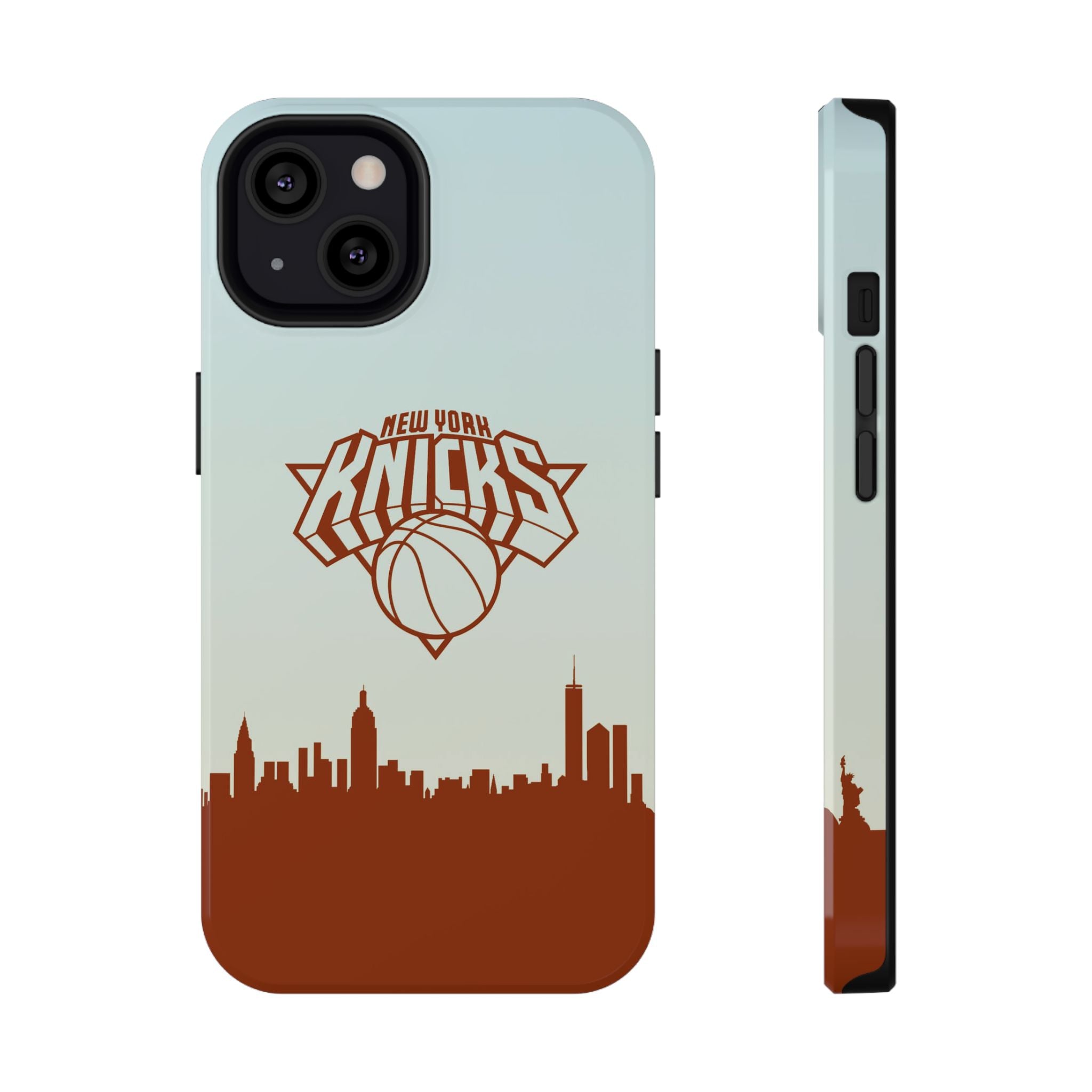 Knicks Skyline Impact-Resistant Phone Case — New York Basketball Design