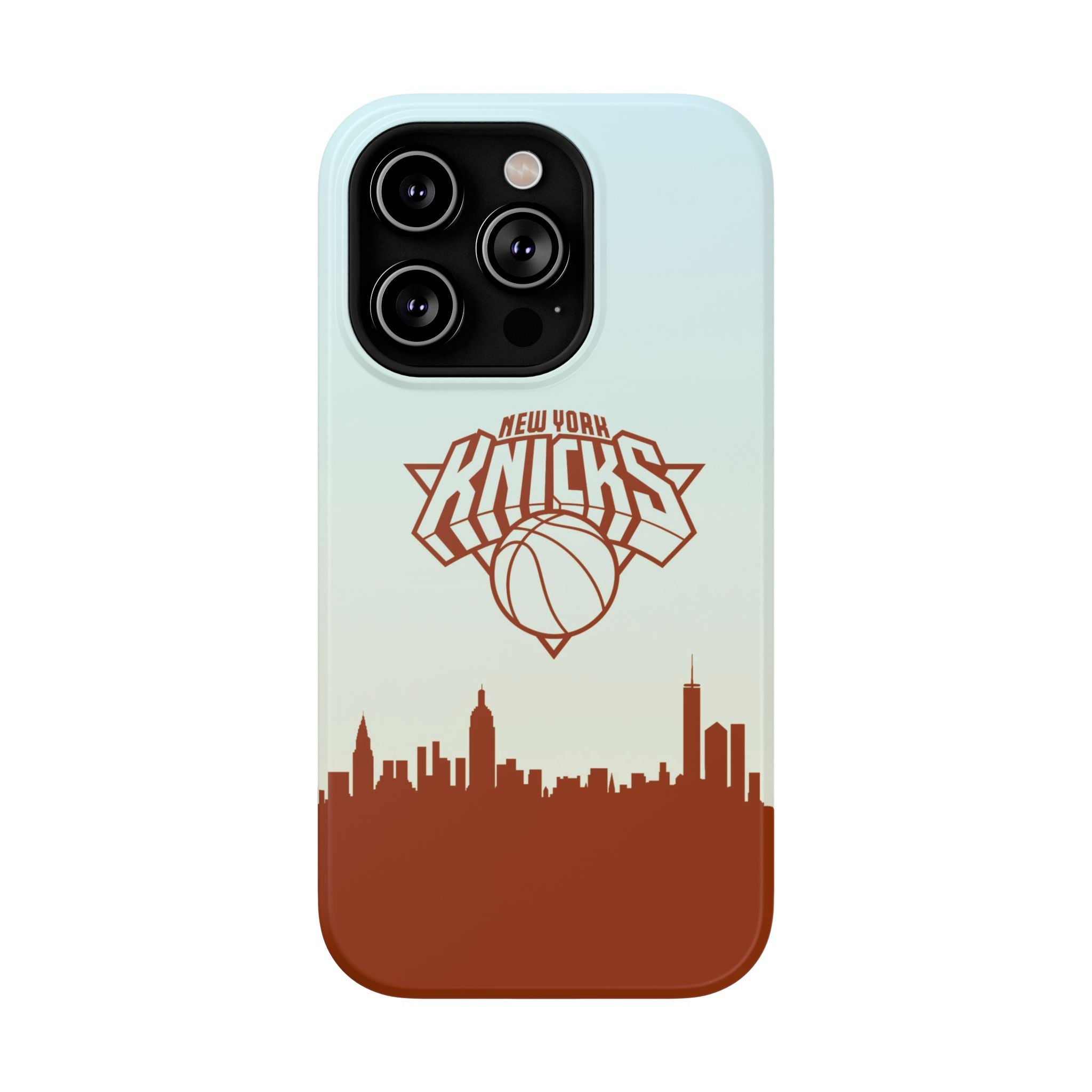 Knicks Skyline Impact-Resistant Phone Case — New York Basketball Design