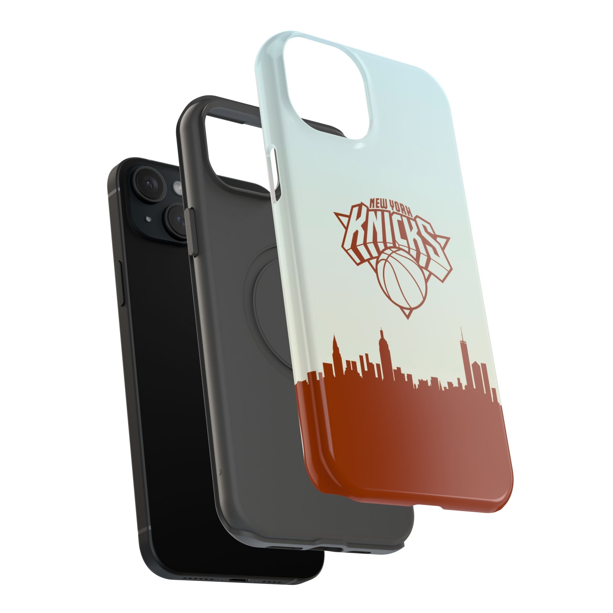 Knicks Skyline Impact-Resistant Phone Case — New York Basketball Design