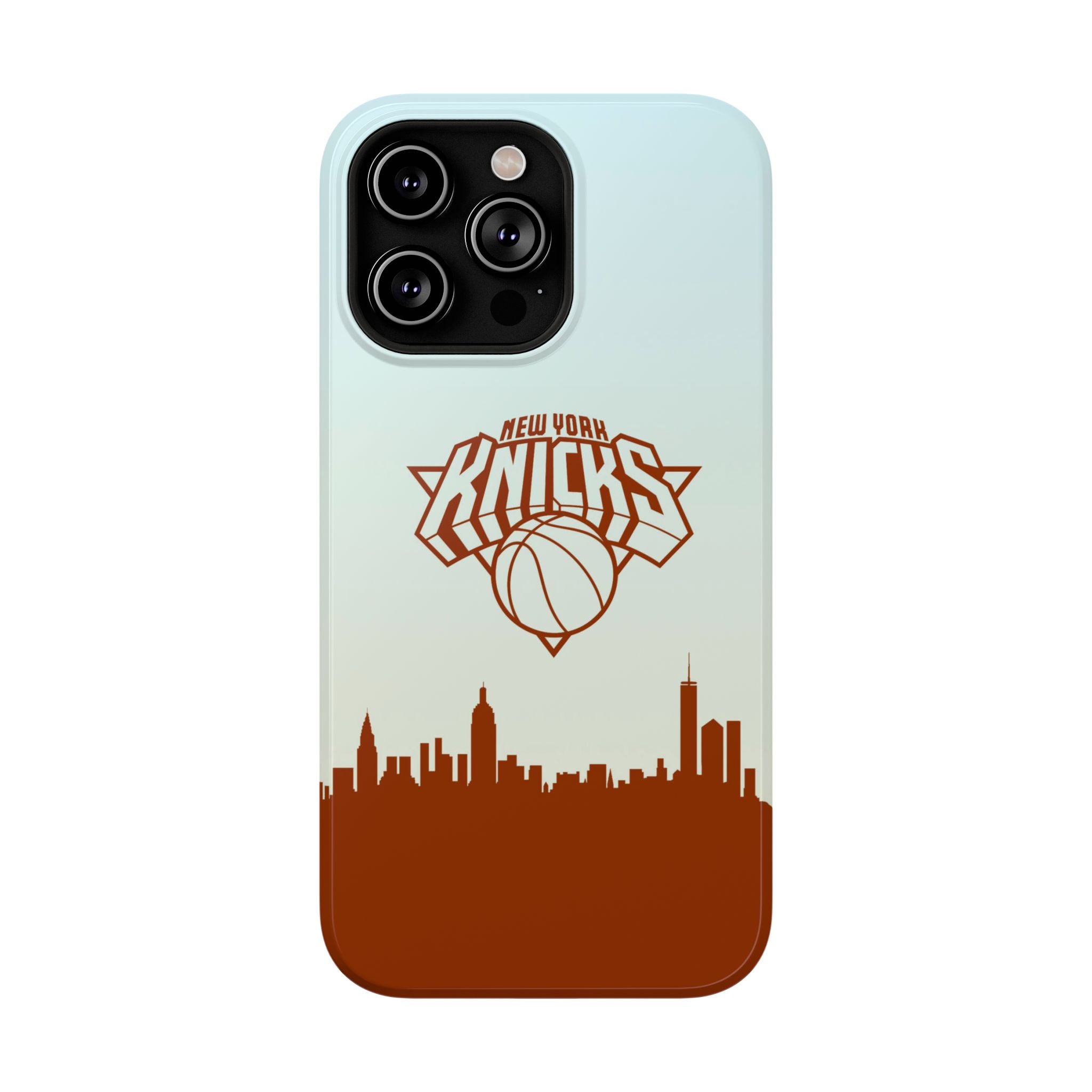 Knicks Skyline Impact-Resistant Phone Case — New York Basketball Design