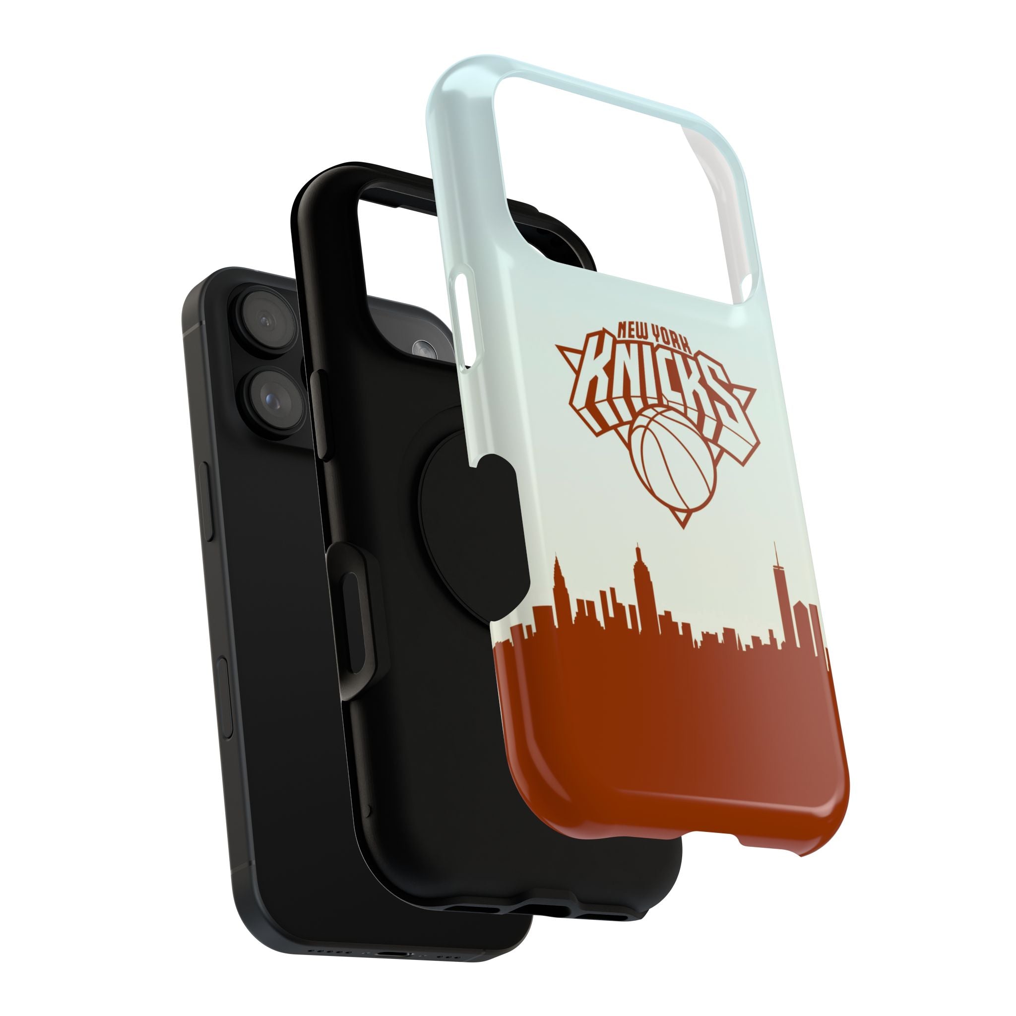 Knicks Skyline Impact-Resistant Phone Case — New York Basketball Design