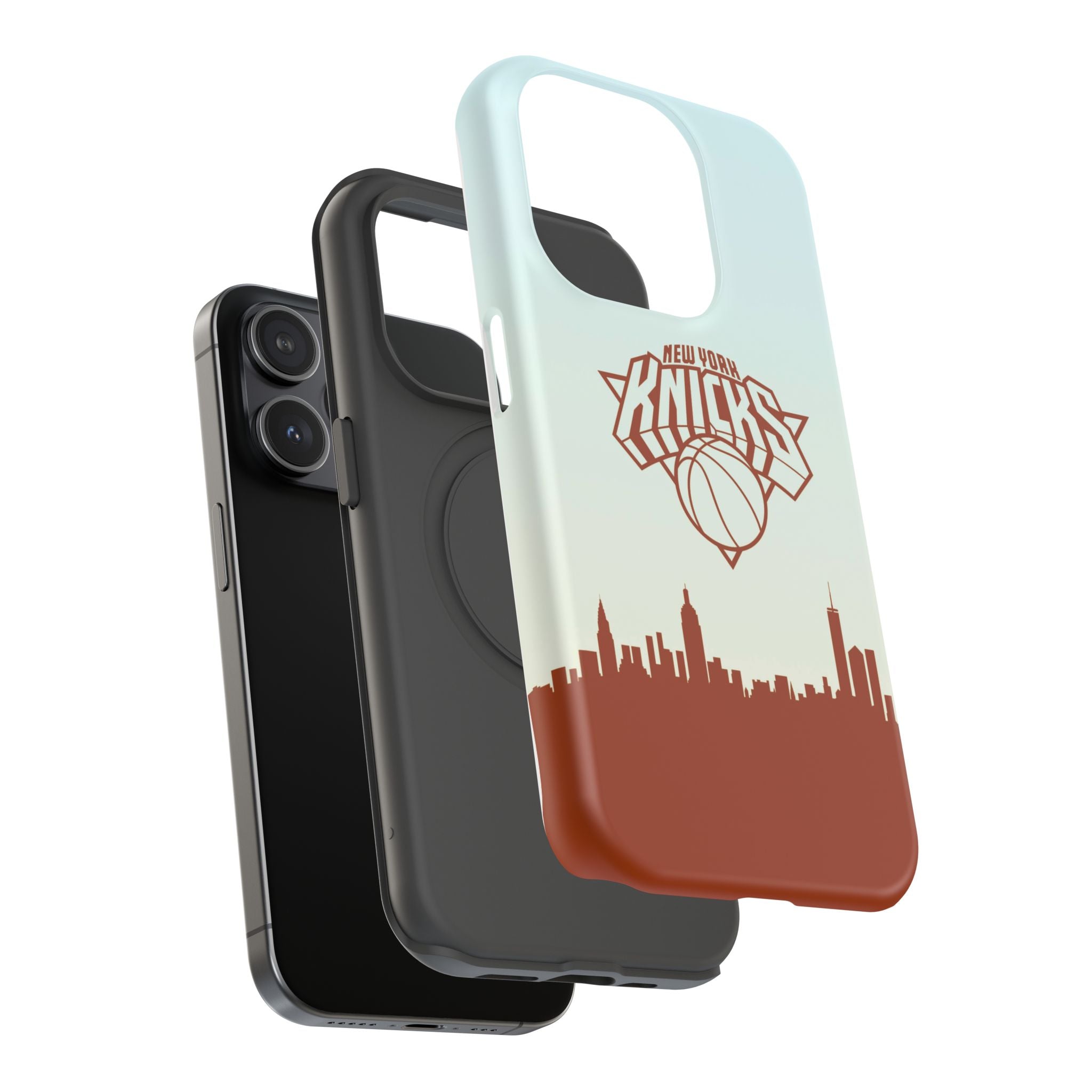 Knicks Skyline Impact-Resistant Phone Case — New York Basketball Design