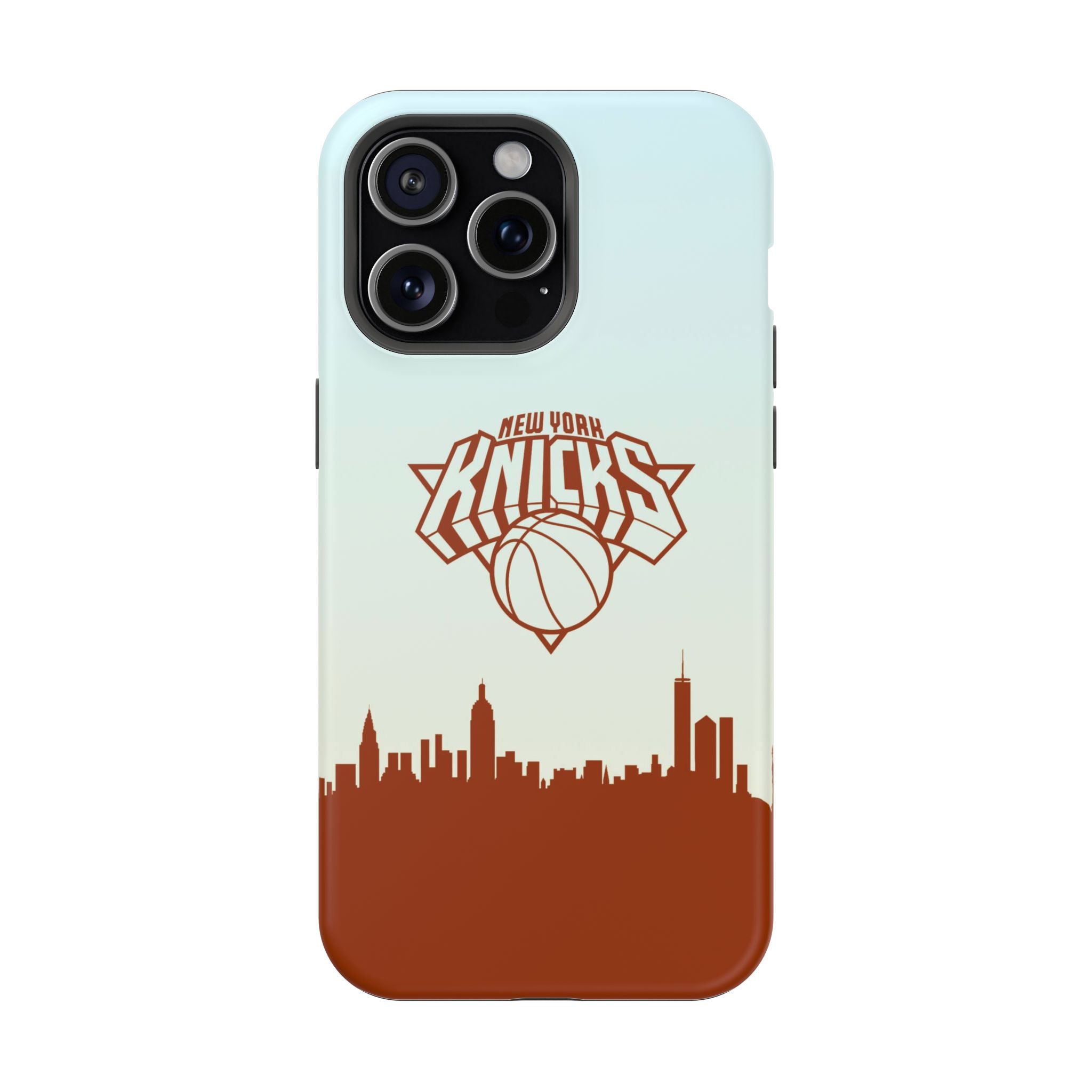 Knicks Skyline Impact-Resistant Phone Case — New York Basketball Design