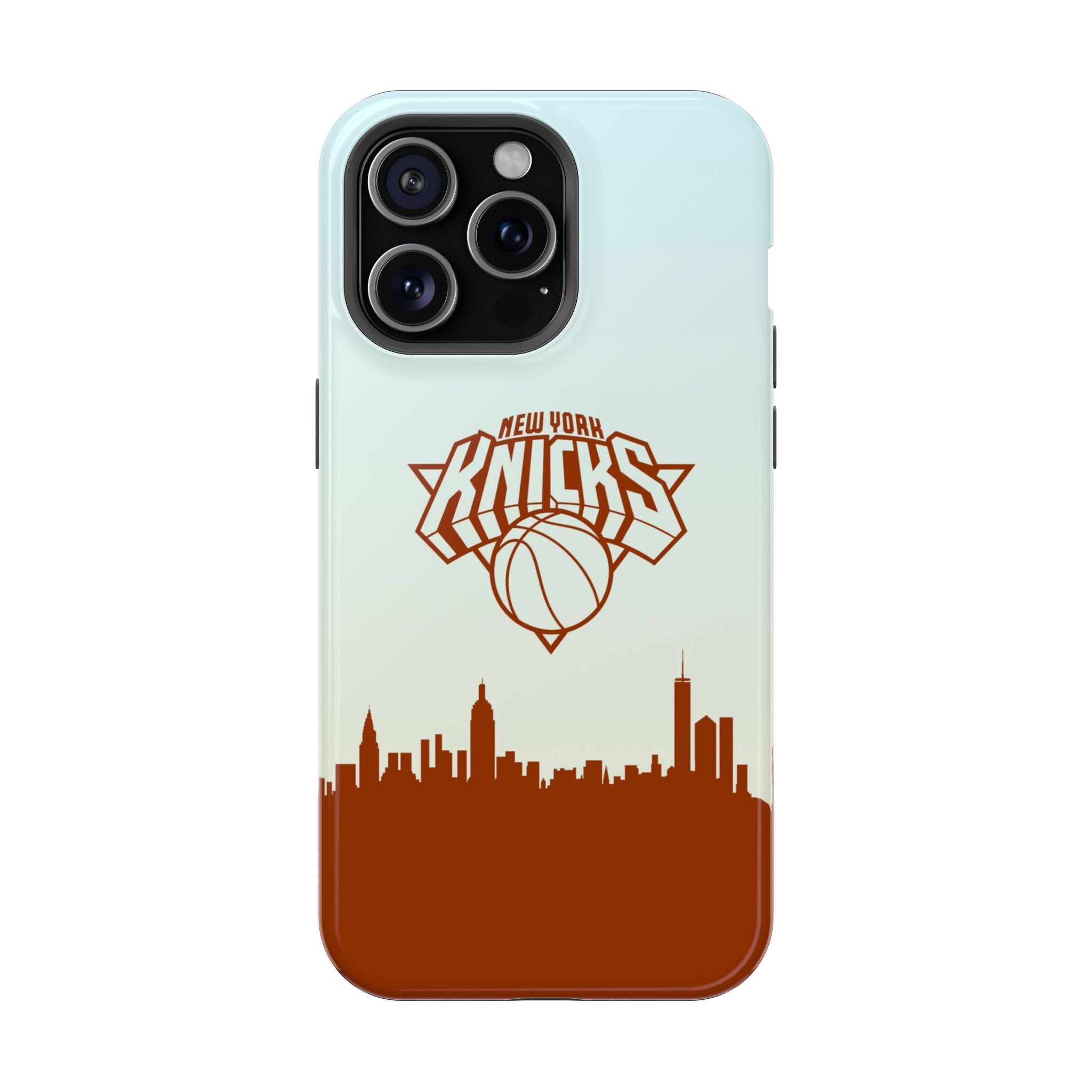 Knicks Skyline Impact-Resistant Phone Case — New York Basketball Design