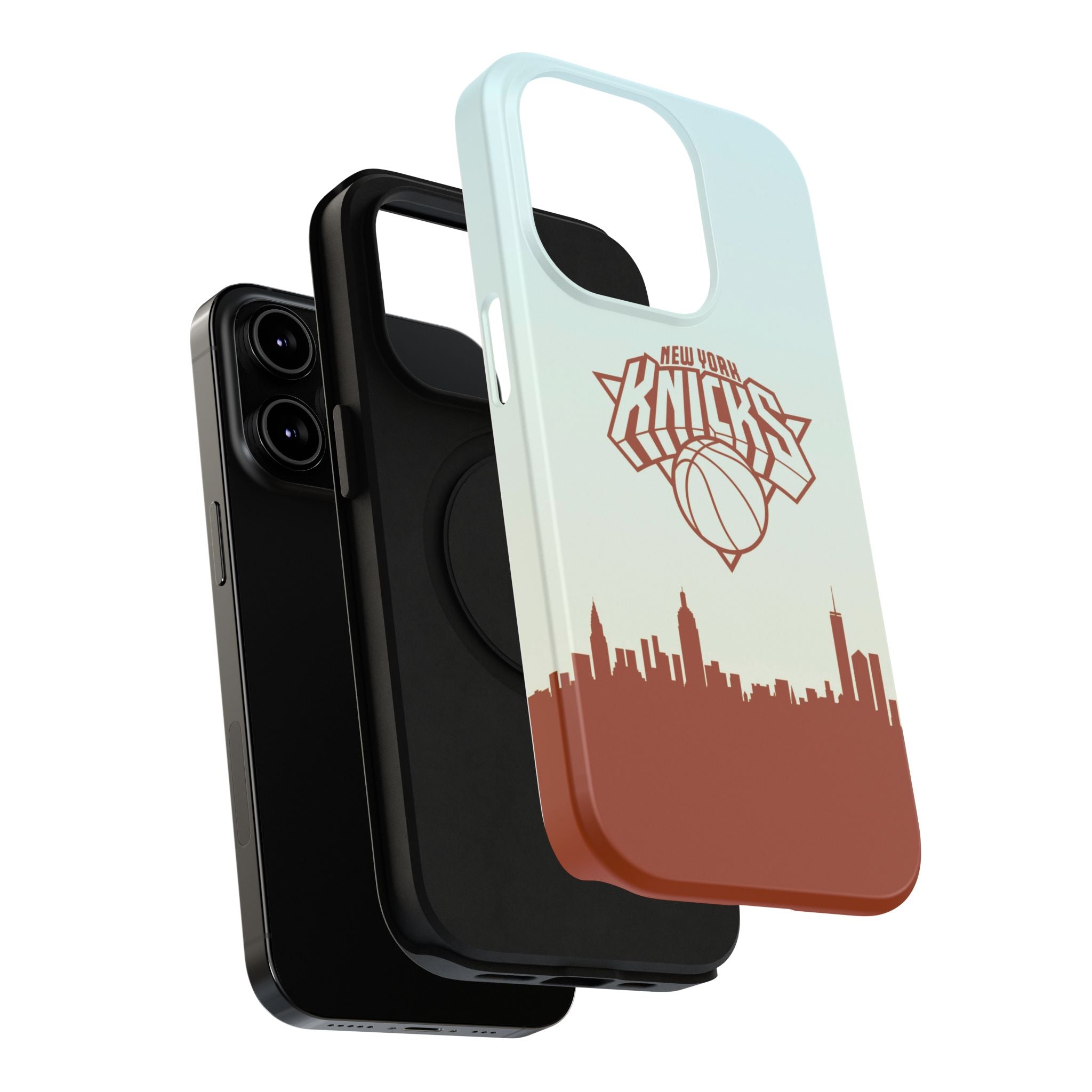 Knicks Skyline Impact-Resistant Phone Case — New York Basketball Design