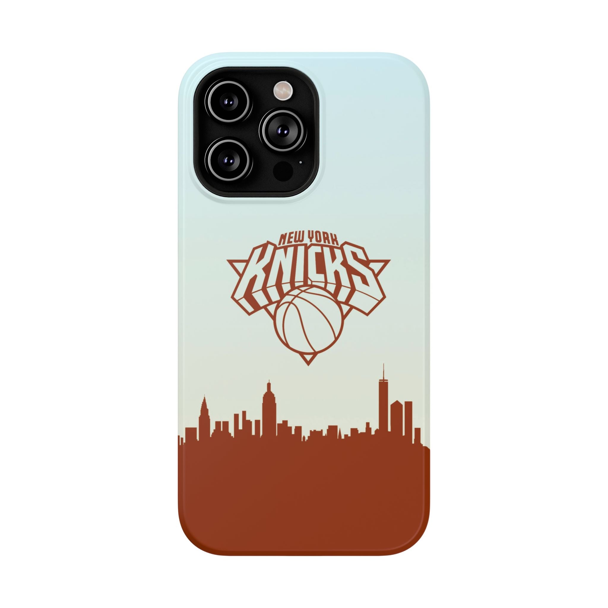 Knicks Skyline Impact-Resistant Phone Case — New York Basketball Design
