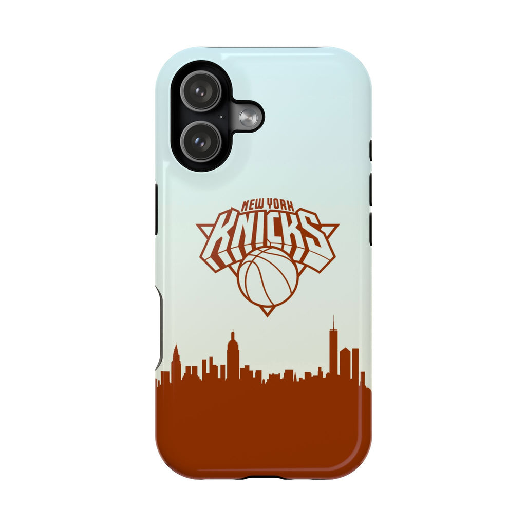 Knicks Skyline Impact-Resistant Phone Case — New York Basketball Design