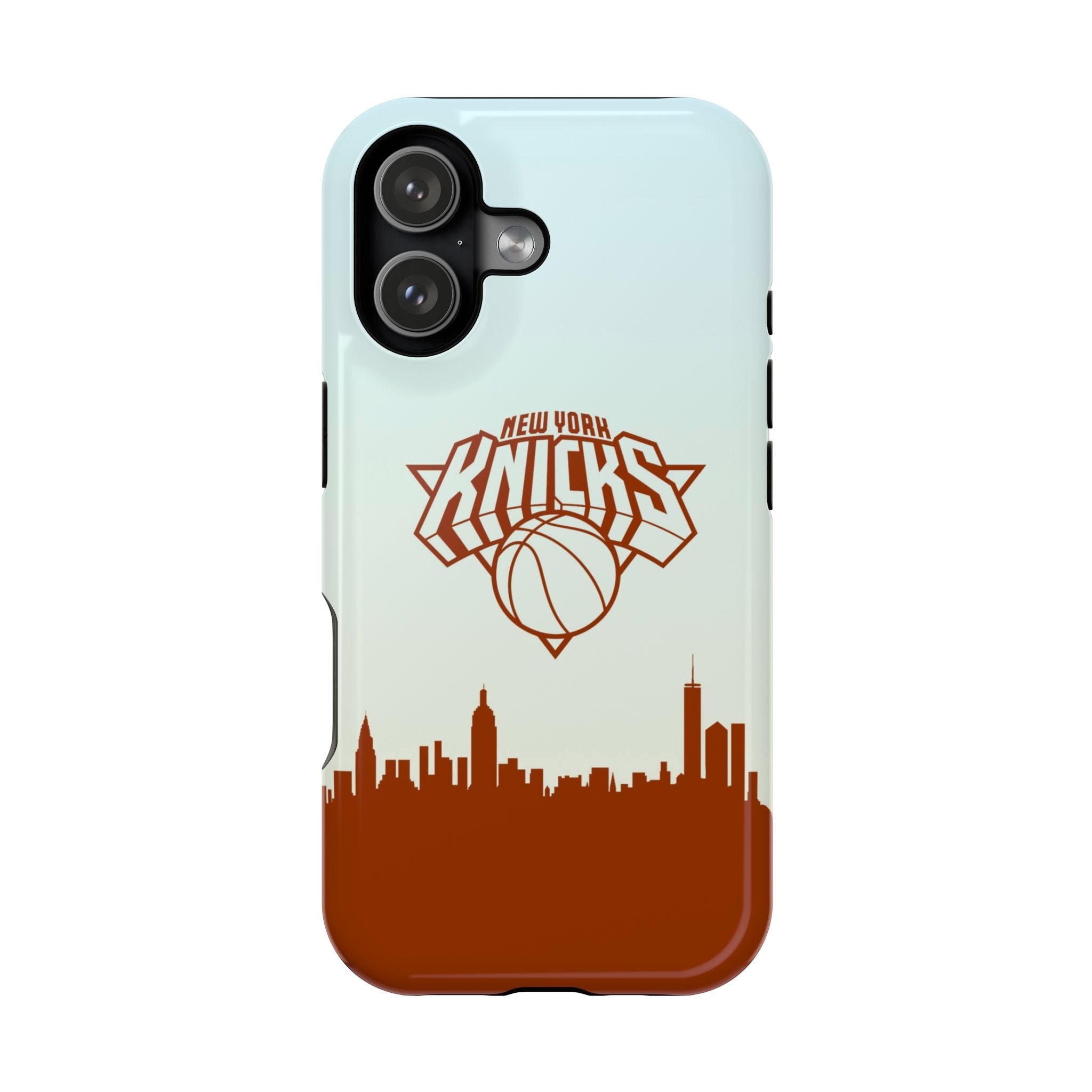 Knicks Skyline Impact-Resistant Phone Case — New York Basketball Design