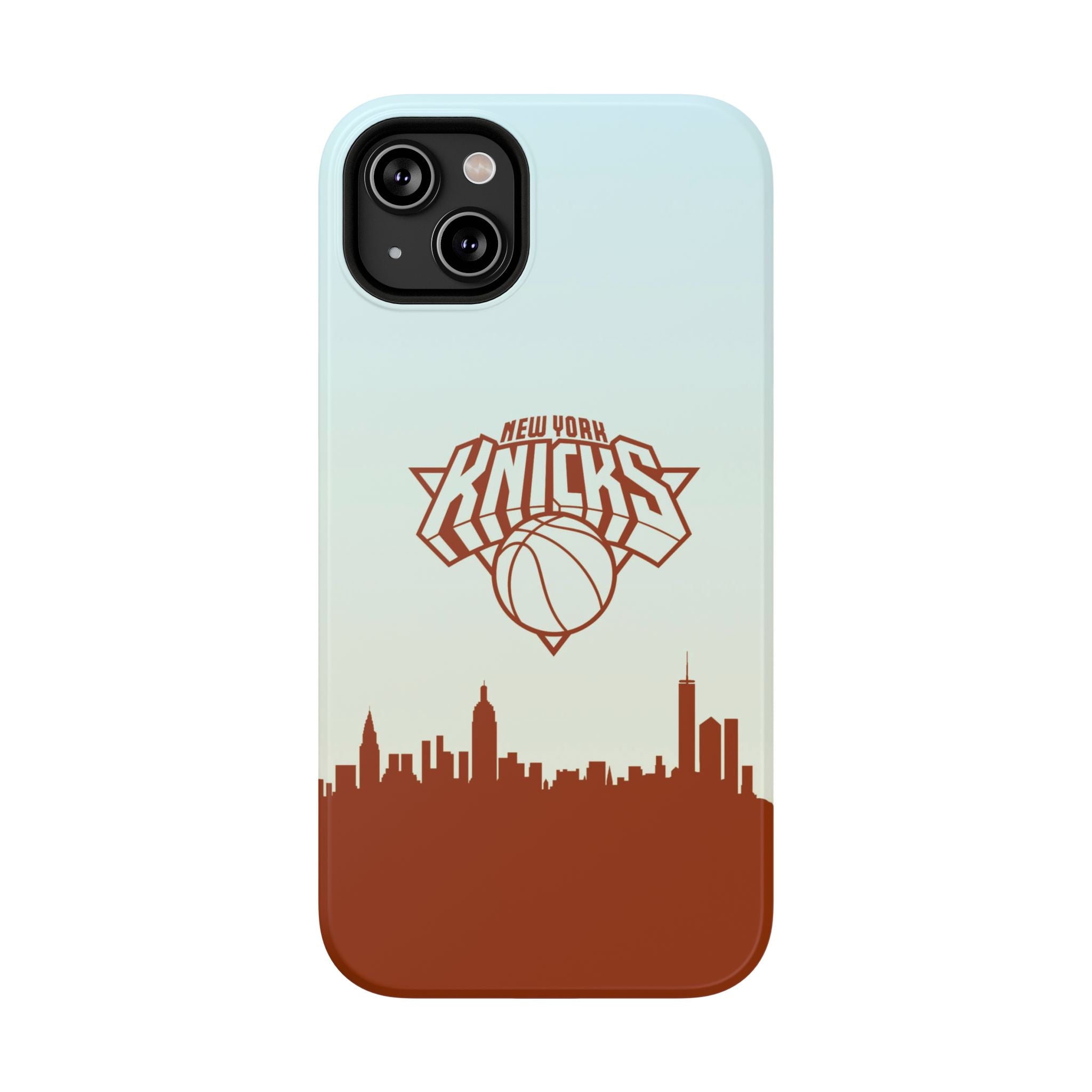 Knicks Skyline Impact-Resistant Phone Case — New York Basketball Design