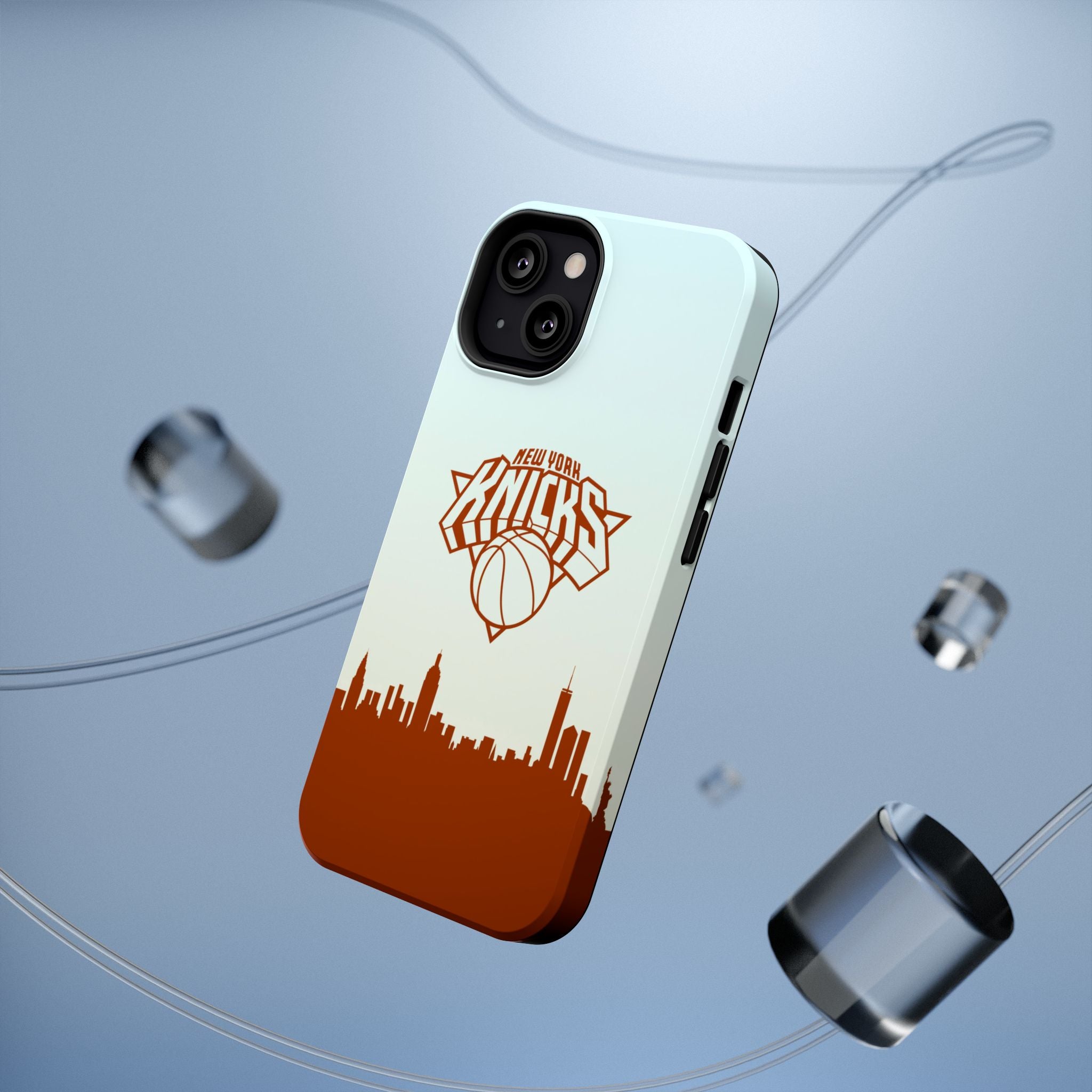 Knicks Skyline Impact-Resistant Phone Case — New York Basketball Design