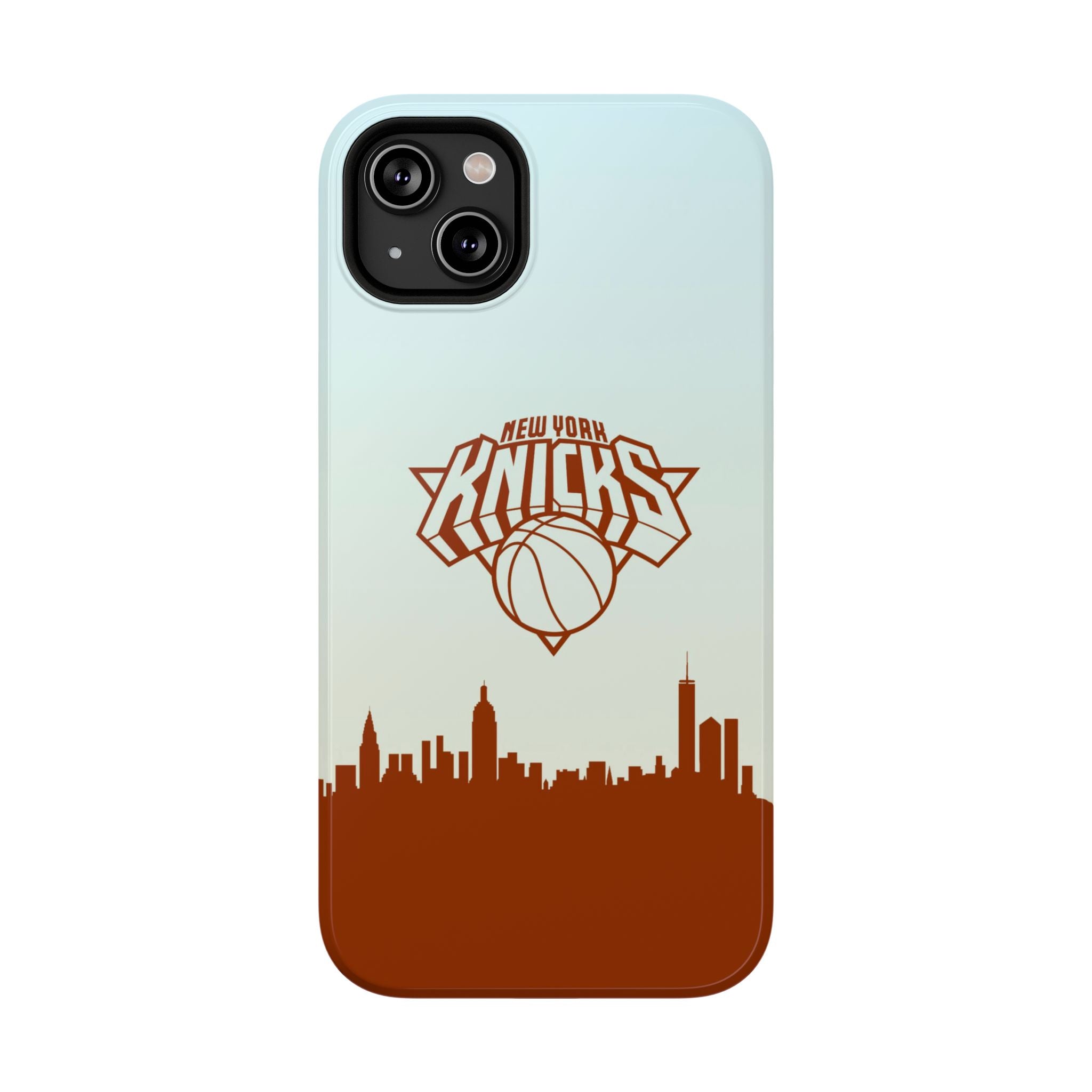 Knicks Skyline Impact-Resistant Phone Case — New York Basketball Design