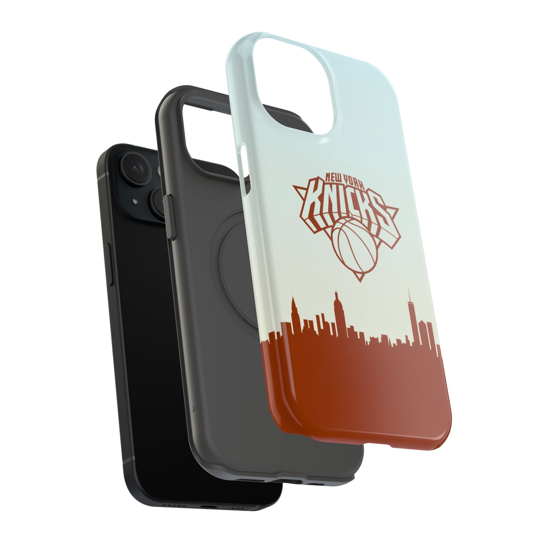 Knicks Skyline Impact-Resistant Phone Case — New York Basketball Design