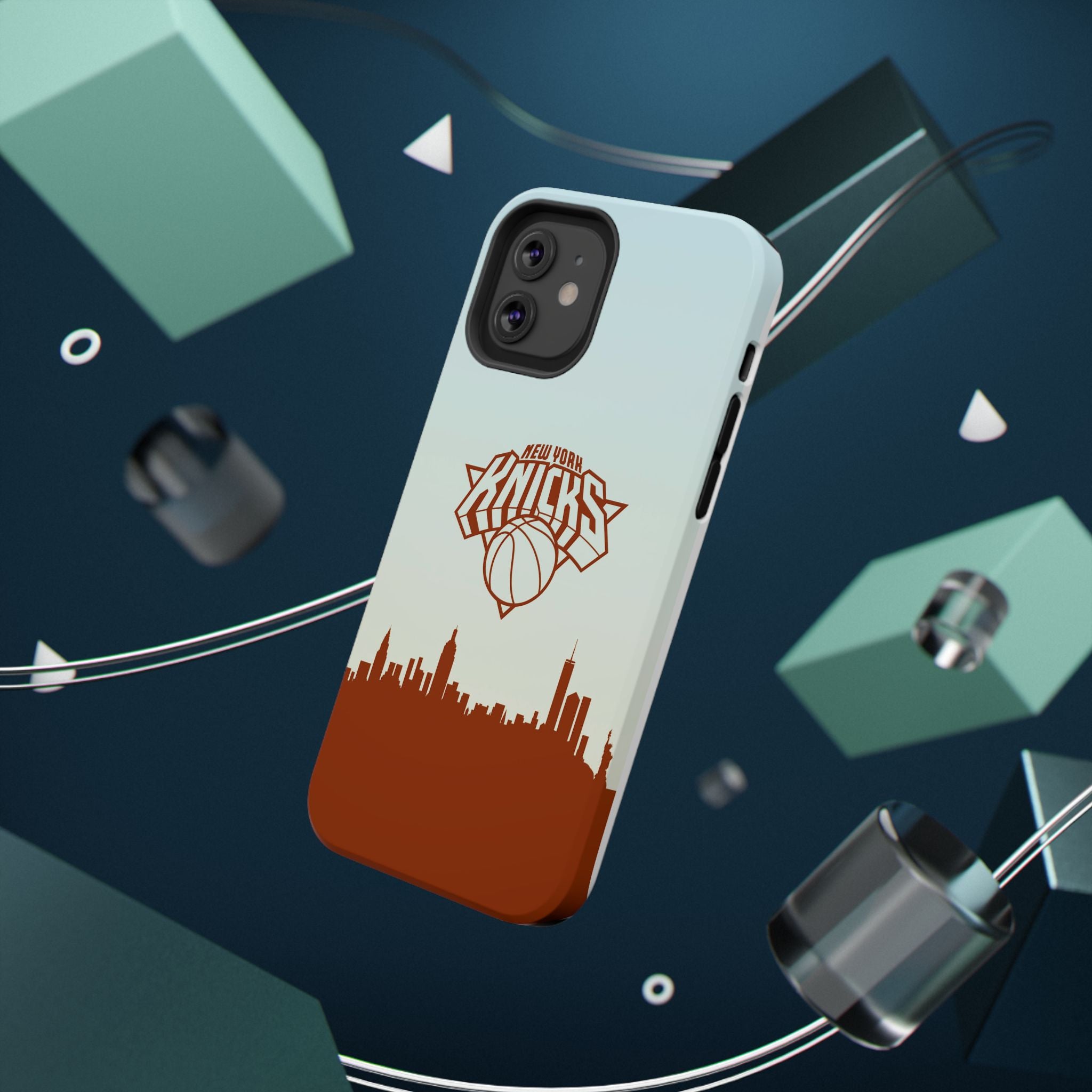 Knicks Skyline Impact-Resistant Phone Case — New York Basketball Design