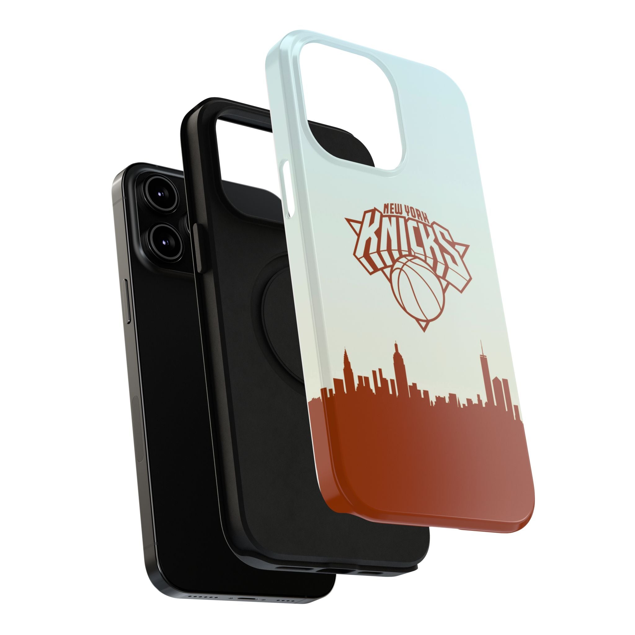 Knicks Skyline Impact-Resistant Phone Case — New York Basketball Design