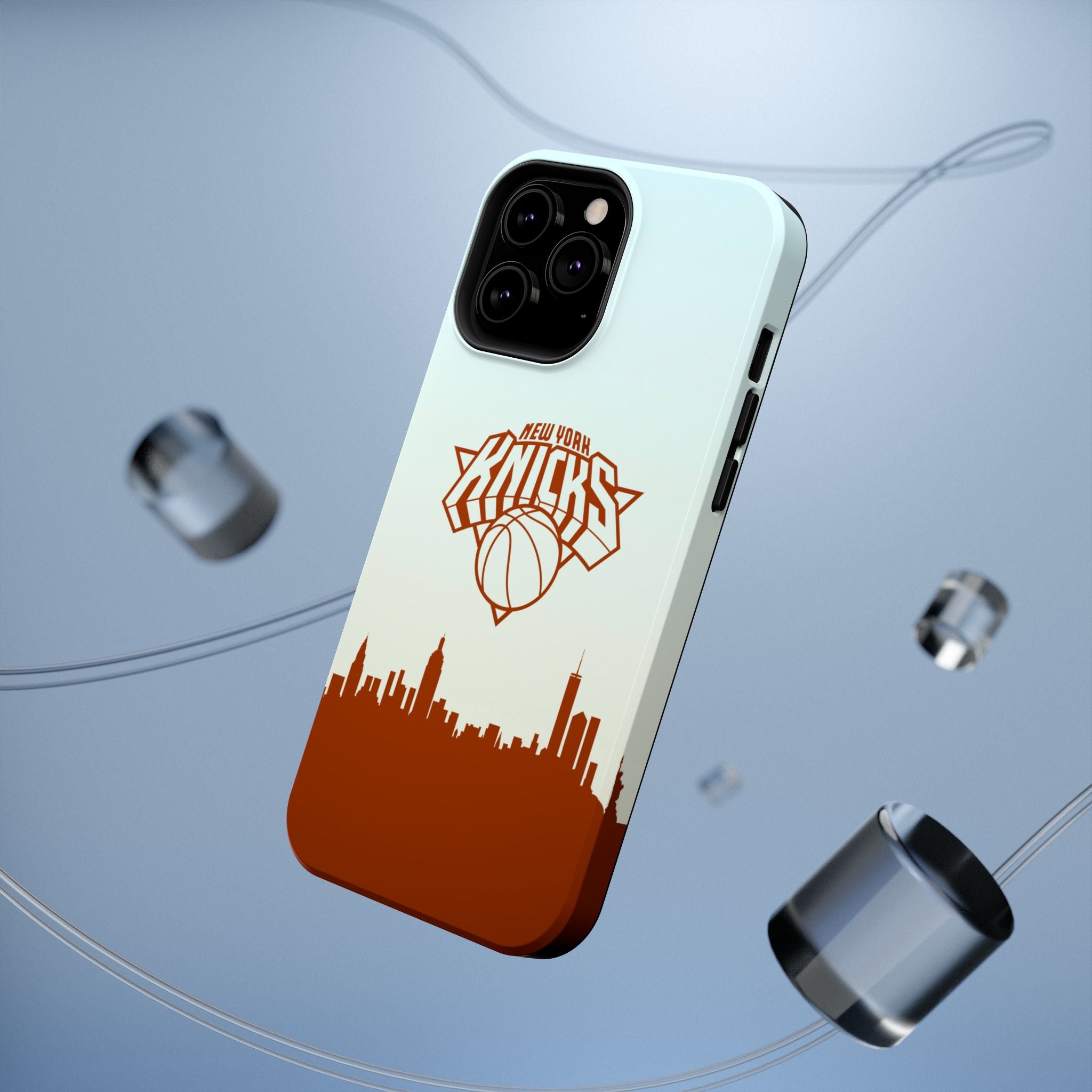 Knicks Skyline Impact-Resistant Phone Case — New York Basketball Design