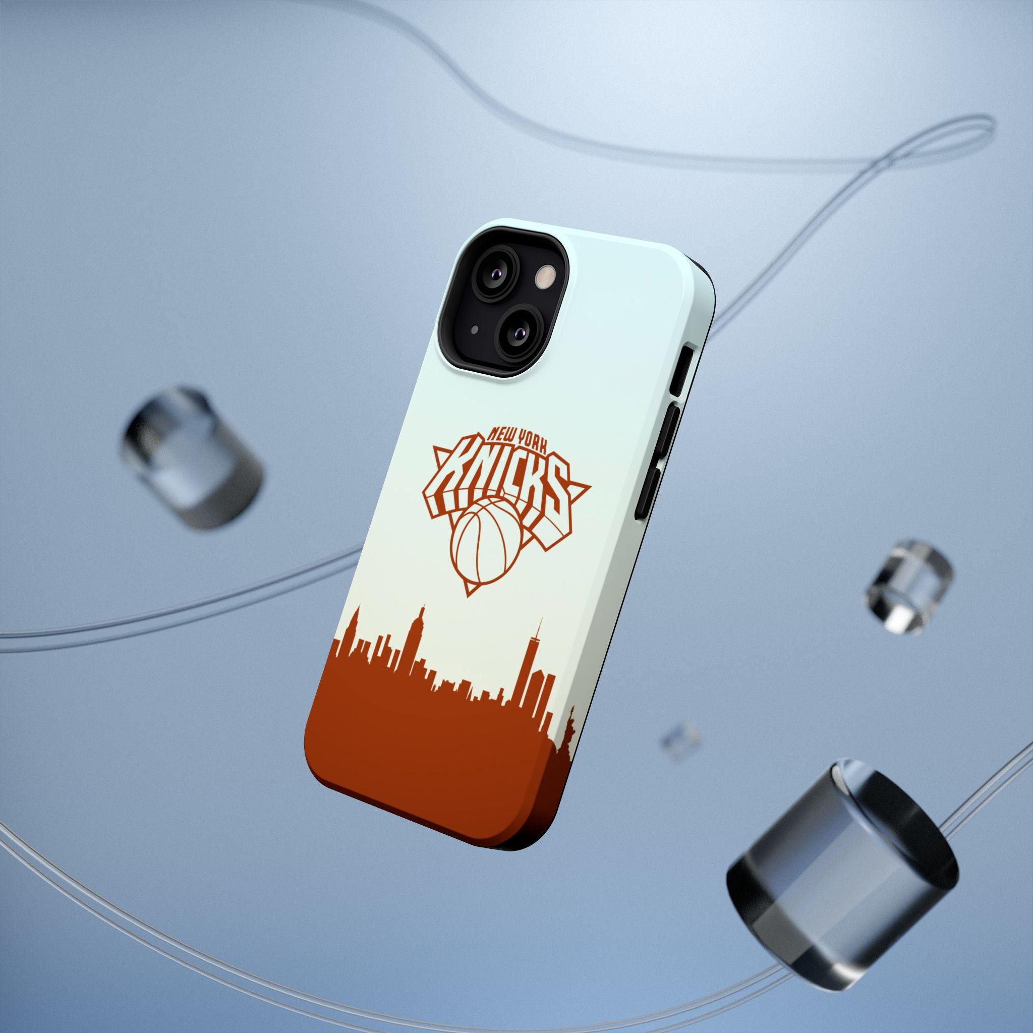 Knicks Skyline Impact-Resistant Phone Case — New York Basketball Design
