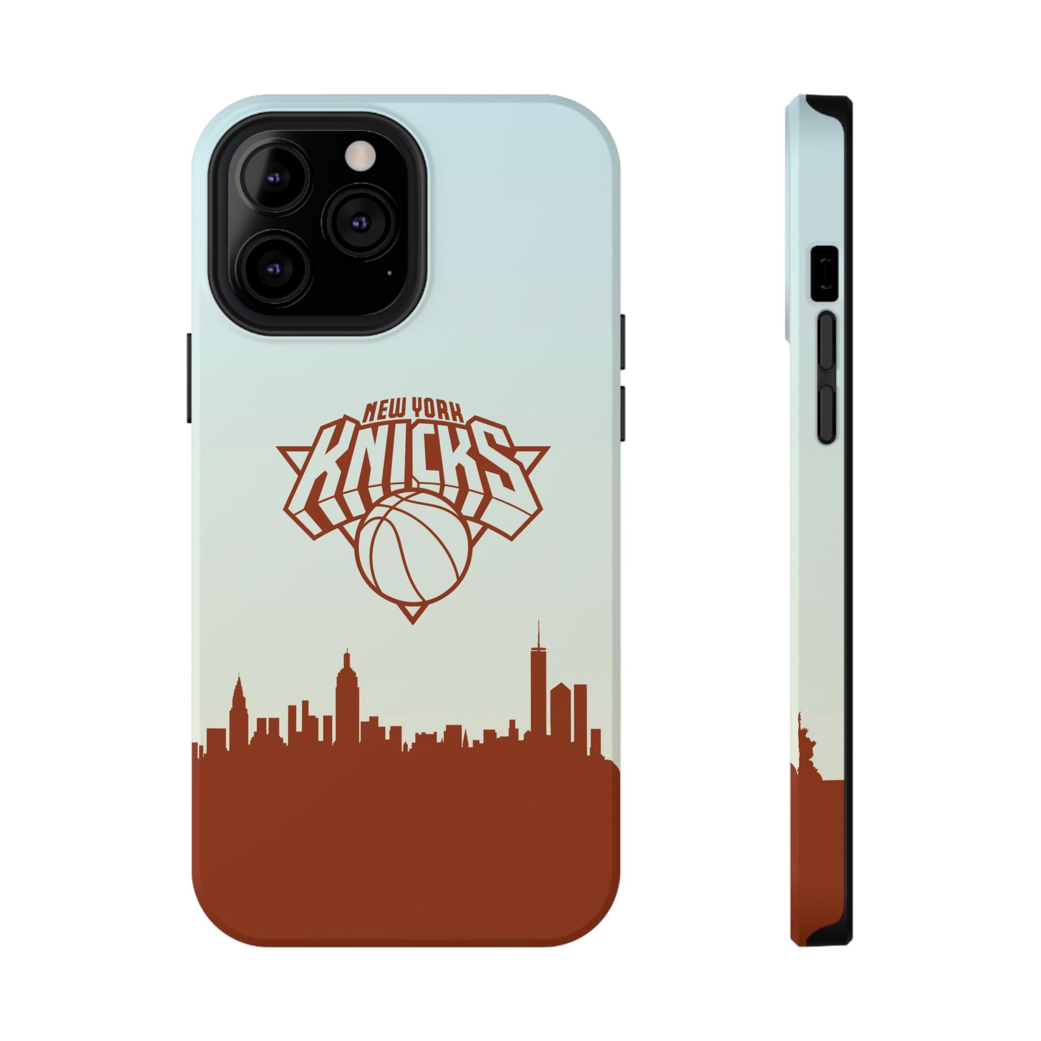 Knicks Skyline Impact-Resistant Phone Case — New York Basketball Design